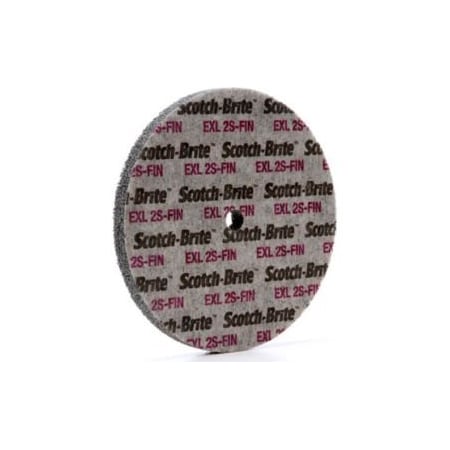 3M Scotch-Brite EXL Unitized Wheel 6 x 1/2 x 1/2 Silicon Carbide 2S FIN 7000028478